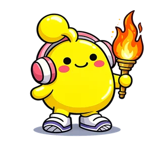 Streak Fire Mascot